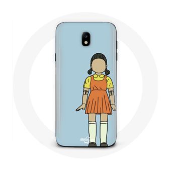 Capa Maniacase para Samsung Galaxy J3 2017 Squid Game A Boneca Gigante Do Jogo - 1