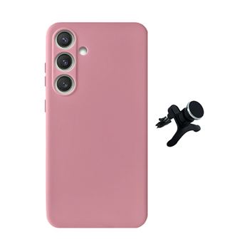 Kit Suporte Magnético Com Pernas + Capa Proteção Silicone Gift4Me para Samsung Galaxy A36 | Rosa - 1