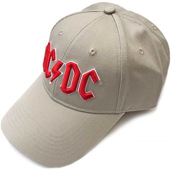 Baseball Cap Rock Off AC/DC | Red Logo | Sand - 1