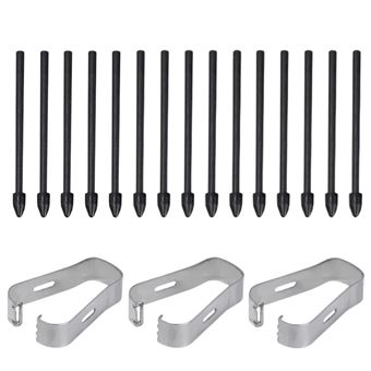 Pack Antiimpacto 15x Pontas S-Pen para Samsung Galaxy Tab S8+ | Preto - 1