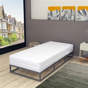 Colchão vidaXL | 120x200 cm | 7 zonas molas ensacadas 20 cm | H2 - 1