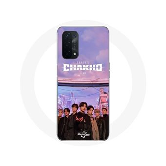 Capa Maniacase para Oppo A74 5G com o conceito """"7 Fates Chakho"""" com um pôster do grupo Bangtan Sonyeondan (BTS) - 1