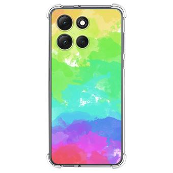 Capa TUMUNDOSMARTPHONE de Silicone para Motorola Moto G56 5G com | Estampa em aquarela 3 desenhos - 1