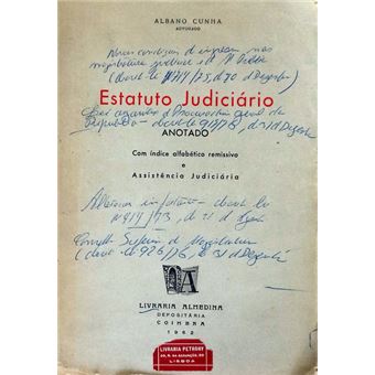 Estatuto judiciário. - 1