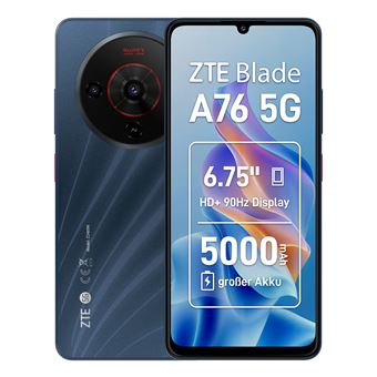 Smartphone ZTE Blade A76 5G | 4 GB | 128 GB | Dual SIM | Stardust black - 1