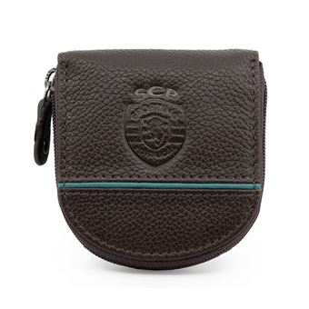 Porta-Moedas em Pele Sporting CP | Castanho - 1