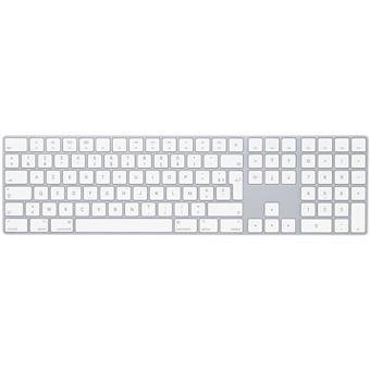 Teclado Wireless Apple MQ052F/A Branco