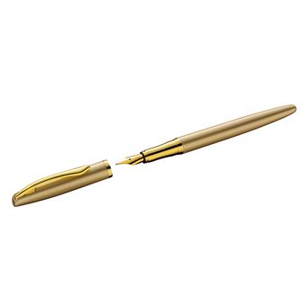 Caneta de Tinta Permanente Pelikan Jazz Noble Elegance P36 | Dourado, Amarelo - 1