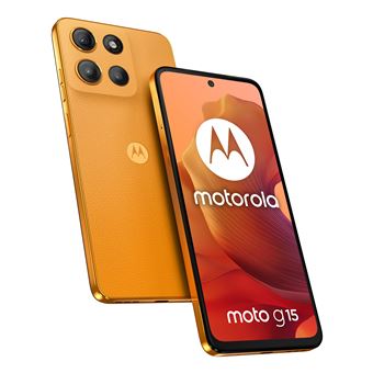 Smartphone Motorola moto g15 | 4 GB | 128 GB | Dual SIM | Laranja - 1