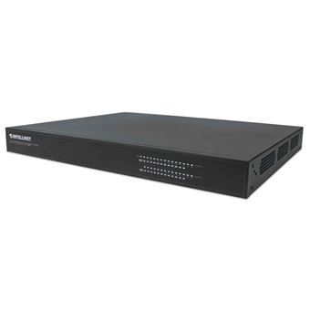 comutador de rede Intellinet 561457 Gerido Gigabit Ethernet (10/100/1000) Preto Apoio Power over Ethernet (PoE)