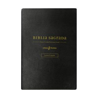 Bíblia Nvi, Couro Soft, Preto, Letra Grande, Com Espaço Para Anotações, Leitura Perfeita - 1