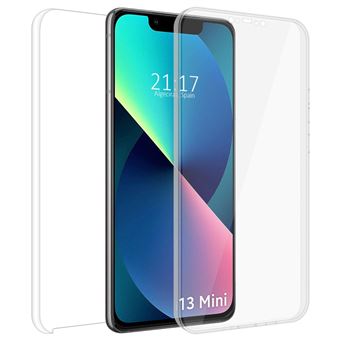 Capa Tumundosmartphone dupla transparente PC + TPU Full Body 360 para iPhone 13 Mini (5.4) - 1