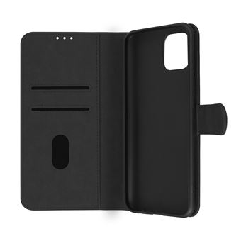 Capa Fólio Avizar Para Galaxy A03 Clapet Aba Com Função De Suporte Carteira Preto - 1