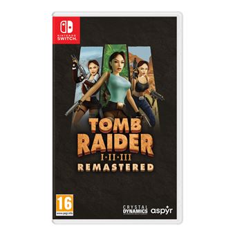 Videojogo Just for Games Tomb Raider I-II-III Remastered Starring Lara Croft (Switch) - 1