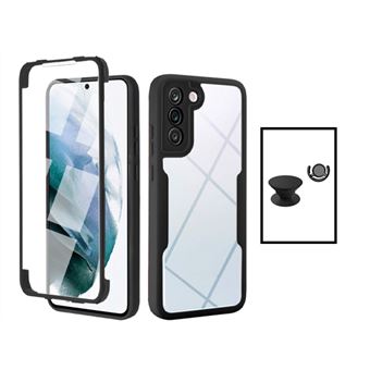 Kit G4M Capa 360° Proteção Frente e Verso + 1 HandHolder + 1 Suporte HandHolder Preto para Samsung Galaxy S22+ 5G - Preto - 1