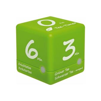 TFA-Dostmann CUBE TIMER Temporizador de cozinha digital Verde, Branco - 1