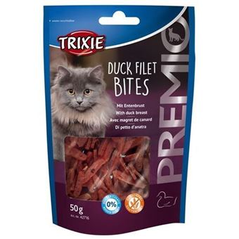 Snack Gato Trixie Cat Snack Prémio Pato Filet Bites | 3x50 g - 1