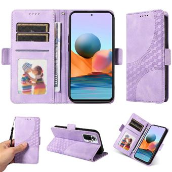 Capa FLOODKING para Xiaomi Redmi Note 10 Pro 4G | Design Acolchoado | Couro PU Premium | Roxo - 1