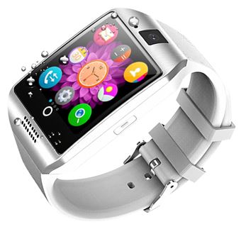 Smartwatch Avizar | Impermeável | IP67 | Bluetooth | Câmara | Monitor de Actividade - Branco - 1
