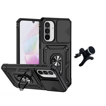 Kit Suporte Reforçado + Capa Magnetic Slide Window Phonecare para Samsung Galaxy A17 4G - Preto - 1