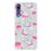 Capa Hapdey para Huawei P20 Pro - P20 Plus Design Flamingos Cor-de-Rosa com Folhas Douradas em Silicone Flexível e TPU_0
