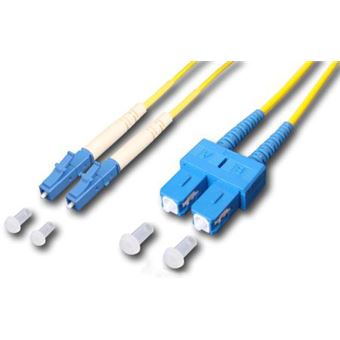 Cabo de Fibra Ótica Lightwin LDP-09 LC-SC 3.0 | Amarelo - 1