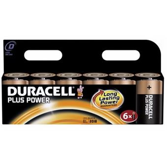 Pilha Duracell 6x D 1.5V | Cor do cobre - 1