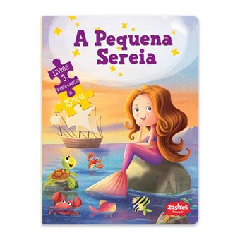 A Pequena Sereia: Livro Com Quebra Cabeça - 1