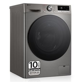 Máquina de Lavar Roupa LG F4WR7010AGS | 10 Kg | 1360 RPM | A | Aço inoxidável - 1