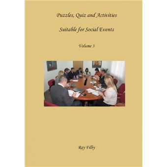 puzzles, Quiz And Activities Suitable For Social Events Volume Paperback - - 1