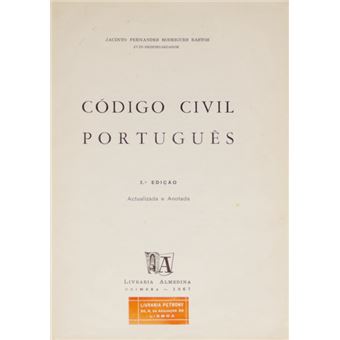 Código civil português. [2.ª edição] - 1