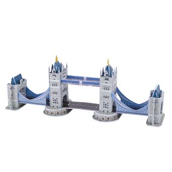 Quebra-cabeça 3D DAM | papelão | Torre Ponte | Cinzento - 1