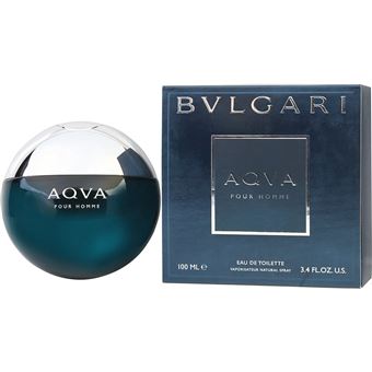 Perfume Masculino Aqua Pour Homme Bvlgari | EDT | 3.3 oz | 100 ml - 1