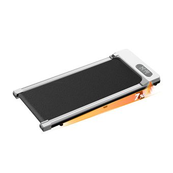 Passadeira de Corrida BIGZZIA | Inclinada 0-7% | Tapete de Corrida 2.5 HP | Velocidade 1-8 km/h | Com Ecrã LED | Controlo remoto | Prata - 1