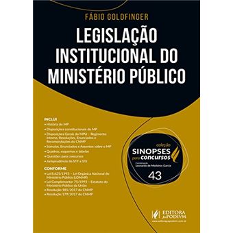Legislação institucional do Ministério Público (Volume 43) - 1