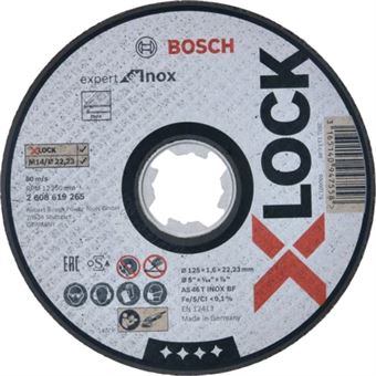 Disco Cortante Bosch Disco di taglio dritto 125 mm 22.23 mm  Accessories 2608619265 1 pz. | Branco - 1