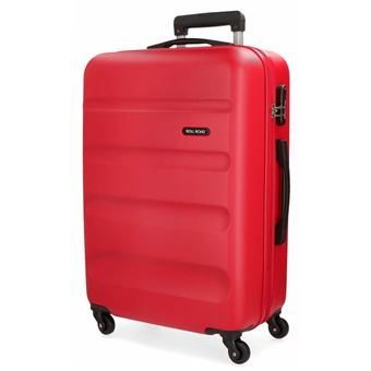 Mala de Viagem/Trolley Grande Roll Road Flex | 74cm | 4 Rodas | Vermelha - 1