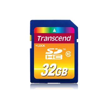 Cartão de Memória Transcend Transcend TS32GSDHC10 | Preto - 1