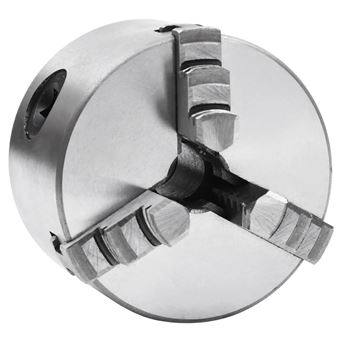 Bucha de Torno Autocentrante vidaXL com 3 grampos 80 mm aço - 1
