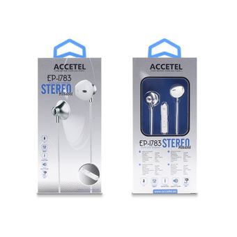 Auriculares Accetel EP-1783 Jack 3.5mm com Microfone Embutido - 1