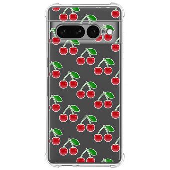 Capa Tumundosmartphone de silicone anti-choque para Google Pixel 7 Pro 5G  design Cherry Drawings - 1