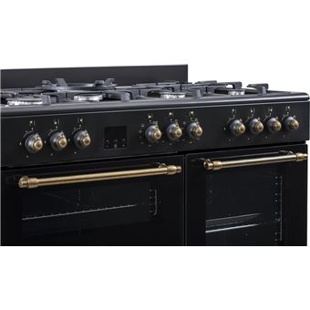Fogão a Gás e Vitrocerâmica Solthermic® Range Cooker | 7 Zonas + 3 Fornos Elétricos | A | Gás Butano/Propano | Preto Rústico - 1