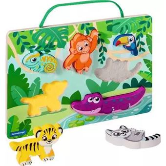 Puzzle de Encaixe Ravensburger Animais 4872 | 6 Peças - 1