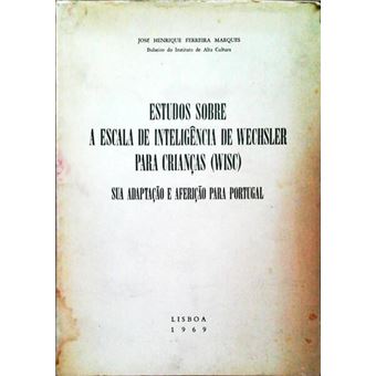 Estudos sobre a escala de inteligência de wechsler para crianças (wisc) - 1