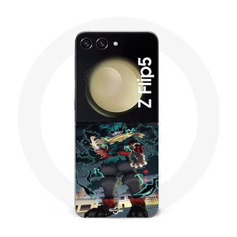 Capa Maniacase para Samsung Galaxy Z Flip5 Izuku Midoriya, deku, One For All, Anime My Hero Academia - 1