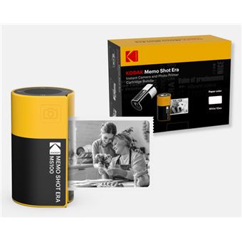 Câmara de Impressão Instantânea Kodak MemoShot Era MS100 | Amarelo - 1