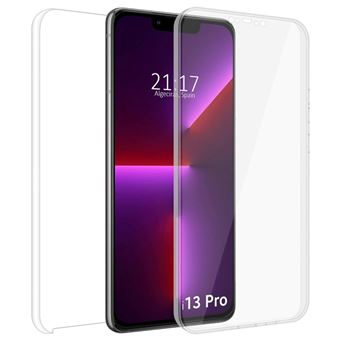 Capa Tumundosmartphone dupla transparente PC + TPU Full Body 360 para iPhone 13 Pro (6.1) - 1