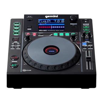Leitor Multimédia Profissional para DJ Gemini MDJ-900 com Ecrã Tátil de 8" e USB - 1