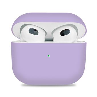Capa Silicone Roxo Claro Separável para AirPods 3 - 1
