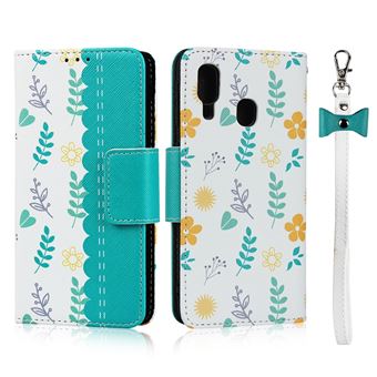 Capa Magunivers PU + TPU Impressão Padrão Céu Azul para Samsung Galaxy A40